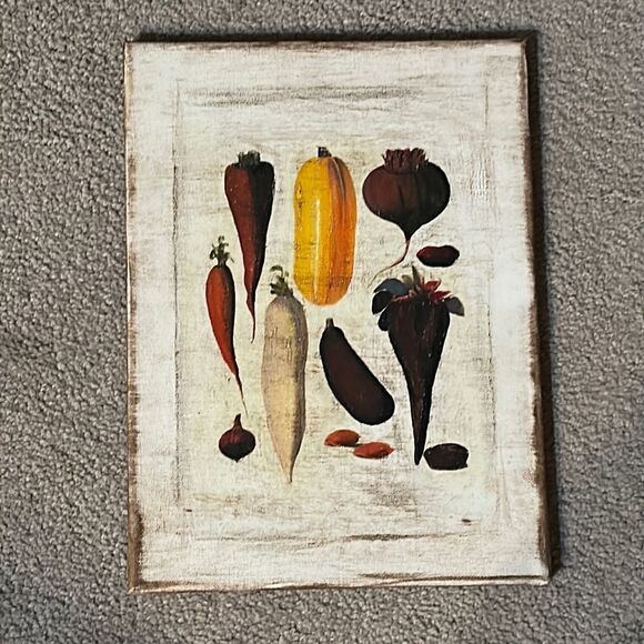 Turnips and Squash Canvas Picture! - Picture 1 of 4